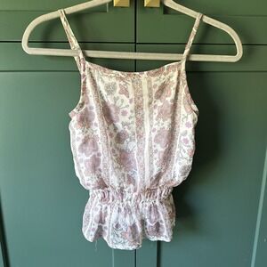 Abercrombie Kids Tank Top‎ Floral Print Size 11/12